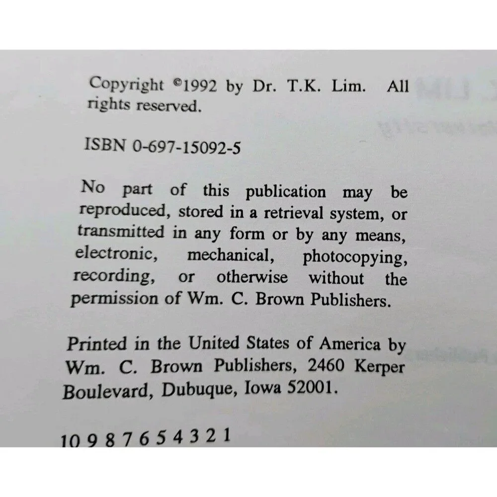 Vintage Problem Solving With Pascal On The Macintosh By Dr. T.K. Lim, 1992